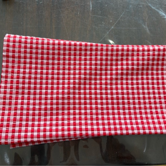 Zara new with tags gingham print mini flare trousers in a size medium - Picture 11 of 13